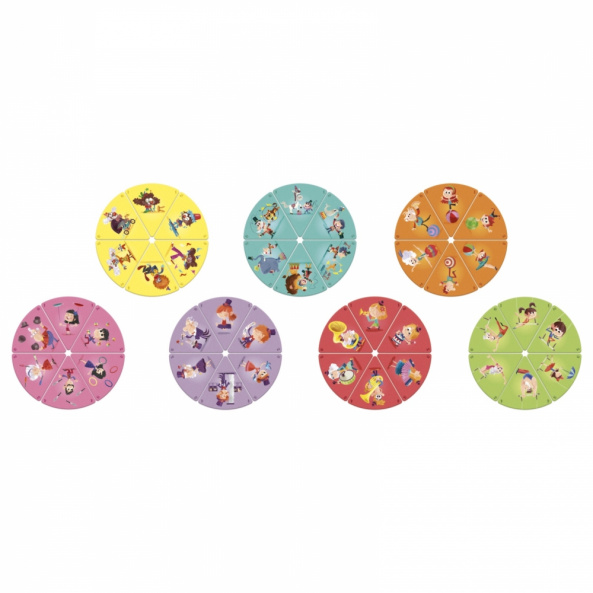 Настільна гра Janod Happy Families Цирк J02755 - фото 2