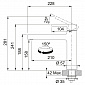 Змішувач Franke Centro/115.0621.599/з поворотним виливом/одноричажний/сірий камінь - фото 2