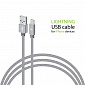 Кабель Intaleo CBGNYL2 USB-Lightning 2м Grey (1283126477669) - фото 1