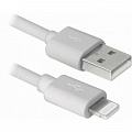 Кабель REAL-EL Rainbow USB Type-C-Lightning 1m, White UAH (4743304104710)