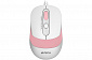 Мишка A4Tech FM10 White/Pink USB - фото 1