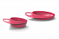 Тарелка для кормления Nuvita Easy Eating 2шт. Розовая, глубокая и мелкая NV8461Pink - фото 3