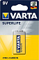 Батарейка VARTA SUPERLIFE 6F22 BLI 1 ZINC-CARBON - фото 1