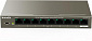 Коммутатор TENDA TEG1109P-8-102W 8xGE PoE, 1xGE Uplink - фото 1