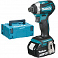 Гайковерт Makita DTD170RTJ, акумуляторний, 18В, 2*5.0 Ач, LXT 18, 175Нм, кейс - фото 1