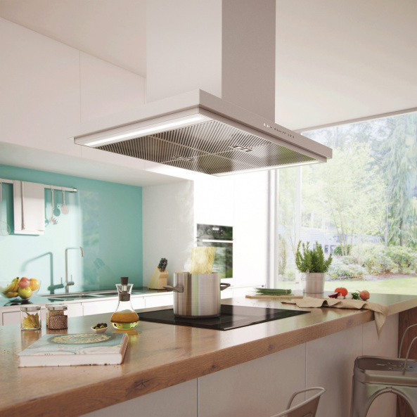 Встр.настенная камин. вытяж.Gorenje WHI649EXBG/608 m2/h/ 60 см/3 скор./сенс.упр/нерж.сталь+черн.стек - фото 3