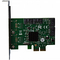 Контроллер Frime (ECF-PCIE4sRAID001.LP) PCI-Eх2 RAID SATAIII 6GBPS 4 канала, 88SE9230