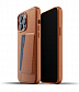 Чохол шкіряний MUJJO для Apple iPhone 13 Pro Wallet Full Leather, Tan - фото 1