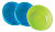 Набор детских тарелочек Nuvita 6м+ 3шт. Синие и Салатовая NV1468Blue