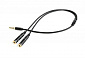 Аудіо-кабель Cablexpert (CCA-417M) 3.5 mm 4-pin-3.5 mm stereo + мікрофон, 0.2м, чорний - фото 1