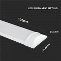 Светильник внутренний линейный LED V-TAC, 10W, SKU-660, Grill Fitting, 300mm, 230V, 4000К, белый