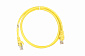 Патч-корд 2E Cat 5e,UTP,RJ45, 26AWG ,7/0.16 CCA, 1.00 m, PVC,Yellow - фото 1