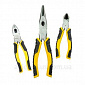 Набір шарнірно-губцевий інструмент STANLEY "DYNAGRIP", 3 предмета: плоскогубці, довгогубці, кусачки - фото 1