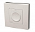 Терморегулятор Danfoss Icon Dial, дисковый, механический, 230V, 86x86мм, On-wall, белый