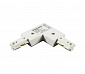 Соединитель шинопровода Philips ZCS180 1C LCP White угловой - фото 1