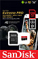 Карта памяти SanDisk 128GB microSDXC C10 UHS-I U3 R170/W90MB/s Extreme Pro V30 + SD - фото 1