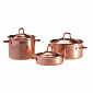 Аксессуар для кукольного домика nic Набор посуды медный NIC27180 - фото 1