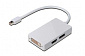 Адаптер DIGITUS Mini DisplayPort to DisplayPort-HDMI-DVI(24+5) - фото 1