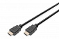Кабель Digitus HDMI High speed+Ethernet (AM/AM) 5m, black - фото 1