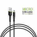 Кабель Intaleo CBFLEXM0 USB-microUSB 0.2м Black (1283126487422)