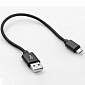 Кабель Dengos USB-microUSB 0.25м Black (NTK-M-SHRT-BLACK) - фото 1