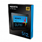 Твердотельный накопитель SSD ADATA SATA 2.5" 512GB SU750 3D TLC - фото 1