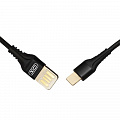 Кабель XO NB118 Weave USB-USB Type-C 2.1A 1м Black (00000012439)