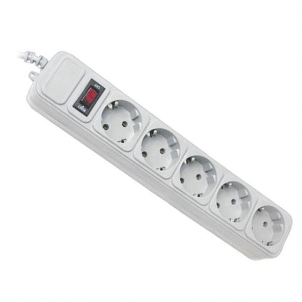 Мережевий фільтр GEMBIRD SPG5-G-15G, 4.5 м кабель, 5 розеток - фото 2