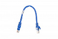 Патч-корд 2E Cat 5e,UTP,RJ45, 26AWG ,7/0.16 CCA, 0.20m, PVC,,Blue