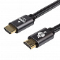 Кабель Atcom (AT23781) Premium HDMI-HDMI ver 2.1, 4К, 1м, Black, пакет - фото 1