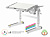 Детский стол Mealux Ergowood M Multicolor TG  (арт. BD-800 TG/MC)