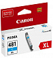 Картридж Canon CLI-481C XL Cyan - фото 2