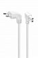 Кабель питания Cablexpert (PC-184L-VDE-2.5M-W) CEE7/16-C7, угловой, 2.5 м, белый - фото 1