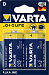 Батарейка VARTA LONGLIFE D BLI 2 ALKALINE - фото 1