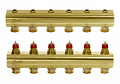Колектор FHF 6+6 без ротаметрів, латунний
