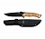 Нож NEO Full Tang,  25см, лезвие 14.5см, бамбуковая ручка, 3Cr13, лезвие с титановым покрытием, нейлоновый чехол