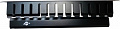 Організатор кабелю ATcom P0001 1U, 19", чорний, металевий