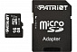 MicroSDHC 16GB UHS-I Class 10 Patriot LX + SD-adapter (PSF16GMCSDHC10) - фото 1