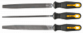Напильник TOPEX по металлу 200/2 мм, набор 3 шт.