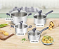 Набор посуды Tefal Daily Cook, 8 предметов, нерж.сталь - фото 1