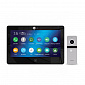 Комплект видеодомофона Neolight MEZZO HD Black / Solo FHD Silver: видеодомофон 10" с детектором движения и 2 Мп видеопанель - фото 1