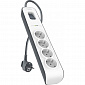 Сетевой фильтр Belkin 4хSchuko, c защитой от перенапряжения, 525 Дж, 2m, white - фото 1