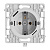 Реле Ajax OutletCore (type F) для вбудованої розумної розетки з лічильником енергоспоживання