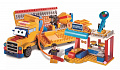 Конструктор Super Wings Small Blocks Buildable Vehicle Set грузовик и магазин