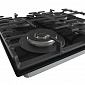 Варильна поверхня Gorenje GKTW642SYB/газ на склі/електророзпал/таймер/ чуг.реш/конфорка Wok/газ.контр/чорна - фото 4