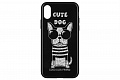 Чехол WK для Apple iPhone XS, WPC-087, Cute Dog Black