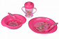 Набор для кормления Nuvita 12м+ Розовый 4 предмета. NV1495Pink - фото 1