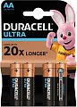Батарейка Duracell Ultra Powercheck AA/LR06 BL 4шт