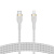 Кабель Belkin USB-С - Lightning, BRAIDED SILICONE, 1m, white