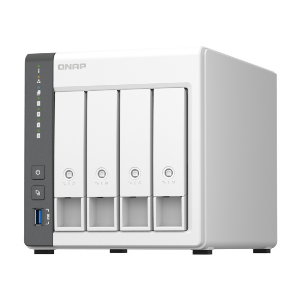 Система зберігання даних QNAP TS-433-4G з 4 відсіками для дисків, 4 ГБ DDR4, настільне виконання - фото 4